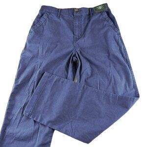 G.H. Bass & Co. High Rise Chino Ankle Pant Women's Size 4 Blue Stretch Twill